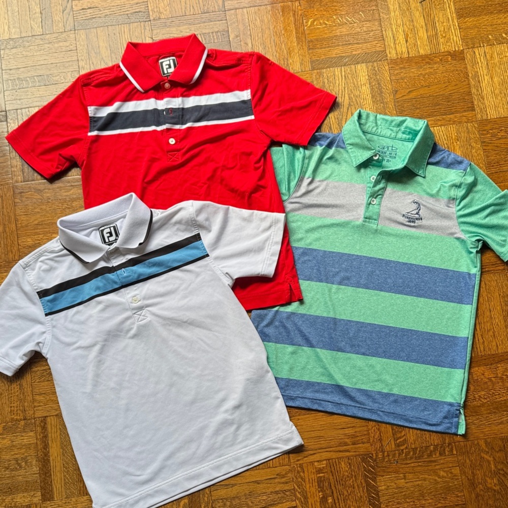 Youth Kids Polo Shirt Set